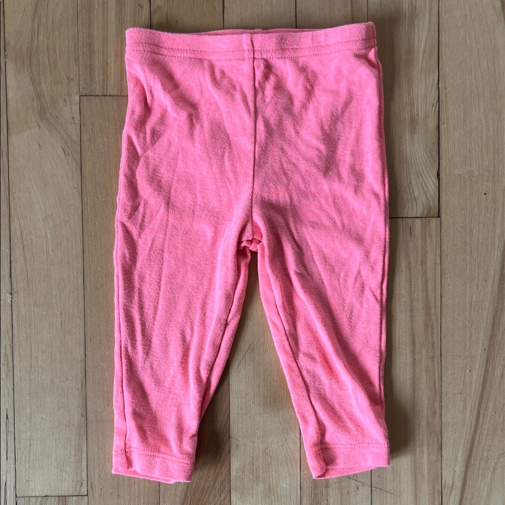 Bright Pink Bunny Rabbit Kids Leggings